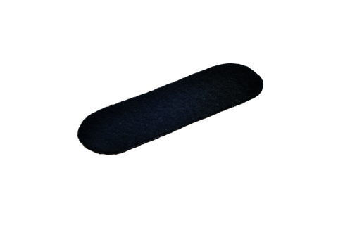 LEGAMASTER Ersatzpads Wooden 10 Stück aus Filz schwarz
