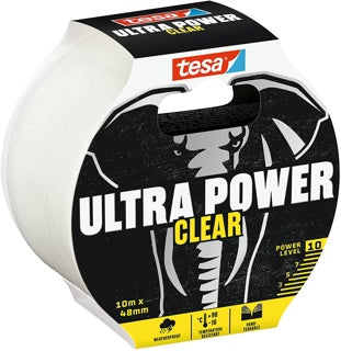 TESA Reparaturband Ultra Power Clear 1 Rolle 48 mm x 10 m transparent