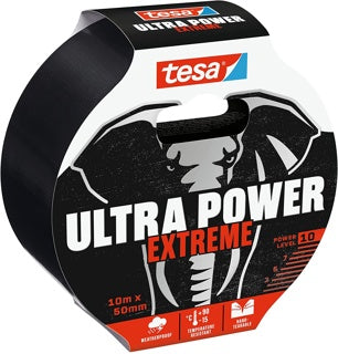 TESA Reparaturband Ultra Power Extreme 1 Rolle 50 mm x 10 m schwarz