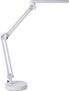 ALCO LED-Tischlampe 963 mit Tischfuß weiß