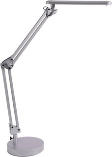 ALCO LED-Tischlampe 963 mit Tischfuß silber