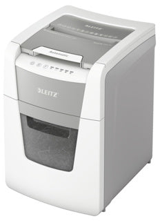 LEITZ Aktenvernichter IQ Autofeed Small Office 100 P4 Partikelschnitt 4 x 28 mm weiß