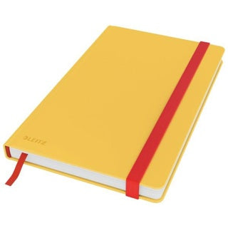 LEITZ Notizbuch Cosy DIN A5 80 Blatt kariert 100 g/m² warmes gelb