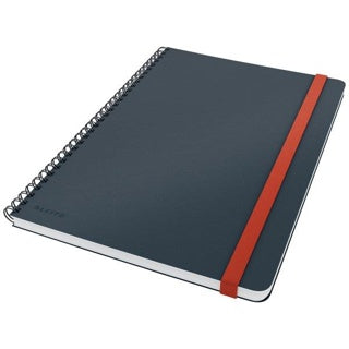 LEITZ Collegeblock Cosy DIN B5 80 Blatt kariert 100 g/m² samtgrau