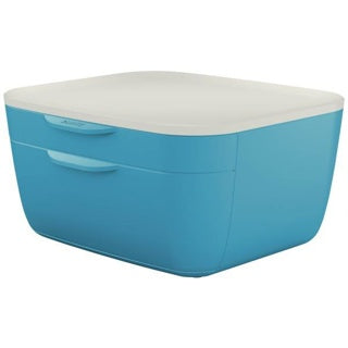 LEITZ Schubladenset Cosy mit 2 Schubladen sanftes blau