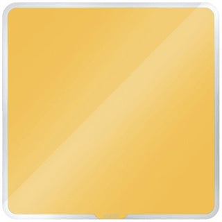 LEITZ Whiteboard Cosy aus Glas 45 x 45 cm warmes gelb