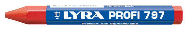 LYRA Försterkreide 797 12 Stück rot