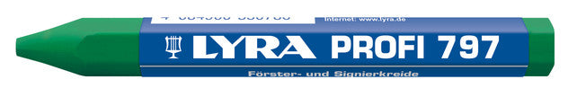 LYRA Försterkreide 797 12 Stück grün