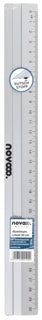 NOVOOO BASIC Lineal Aluminium 30 cm silber