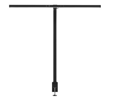 UNILUX LED-Tischleuchte Strata mit Klemmfuß schwarz