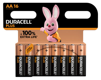 DURACELL Batterie Plus 16 Stück AA
