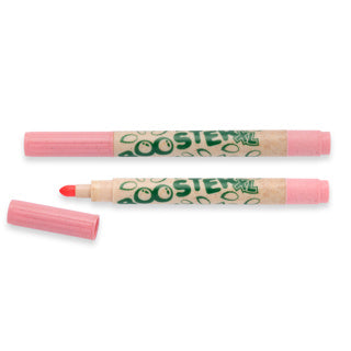 JOLLY Filzstift Booster XL Nature 12 Stück mit Rundspitze rosa