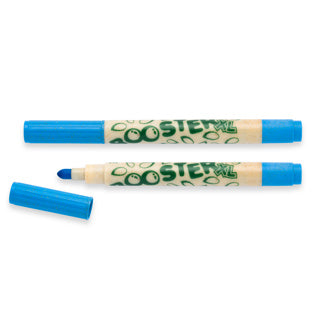 JOLLY Filzstift Booster XL Nature 12 Stück mit Rundspitze hellblau