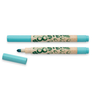 JOLLY Filzstift Booster XL Nature 12 Stück mit Rundspitze türkis