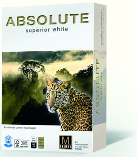 PRIMUS Kopierpapier Absolute Recycling DIN A4 500 Blatt 80 g/m² weiß