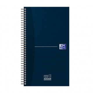 OXFORD Task Manager Office Essentials 115 Blatt liniert 14.1 x 24.6 cm dunkelblau