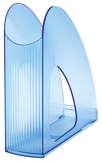 HAN Stehsammler Twin 1611 für DIN A4/C4 Polystyrol transluzent-blau