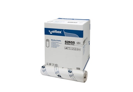 CELTEX Liegenabdeckung C62655 9 Rollen à 132 Abrisse 2-lagig 50 x 38 cm 50 lfm weiß