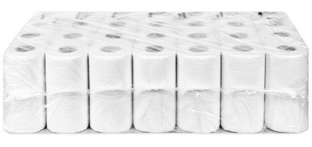 ECOLINE Toilettenpapier 64 Rollen à 250 Blatt 3-lagig 9.6 x 11.3 cm weiß