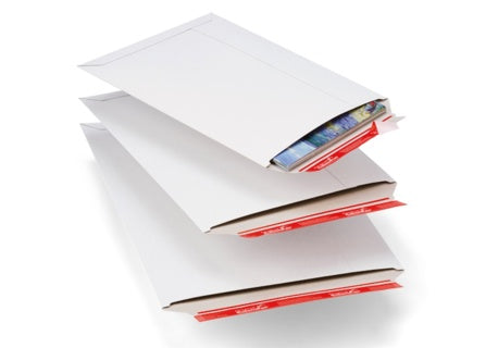COLOMPAC Versandtasche CP012.07 mit Selbstklebeverschluss 310 x 445 x -30 mm weiß
