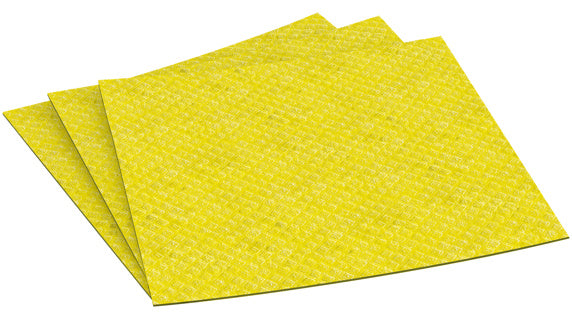 CLEAN & CLEVER Schwammtuch PRO65 10 Stück 18 x 20 cm gelb