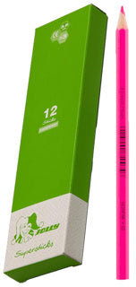 JOLLY Buntstifte 3000 Supersticks Classic 12 Stück neonrosa