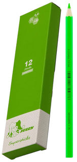 JOLLY Buntstifte 3000 Supersticks Classic 12 Stück neongrün