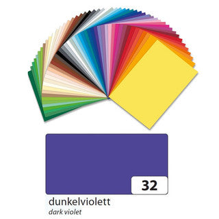 FOLIA Fotokarton 6132 10 Bögen 300 g/m² 50 x 70 cm dunkelviolett