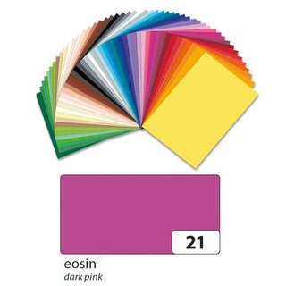 FOLIA Tonzeichenpapier 6721 10 Bögen 130 g/m² 50 x 70 cm eosin