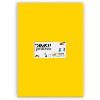 FOLIA Tonzeichenpapier 6314 DIN A3 50 Bögen 130 g/m² bananengelb