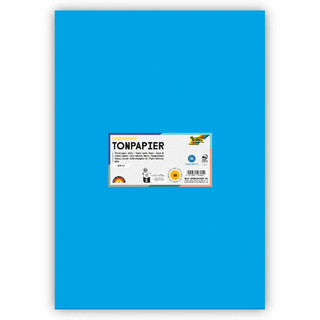 FOLIA Tonzeichenpapier 6333 DIN A3 50 Bögen 130 g/m² pazifikblau