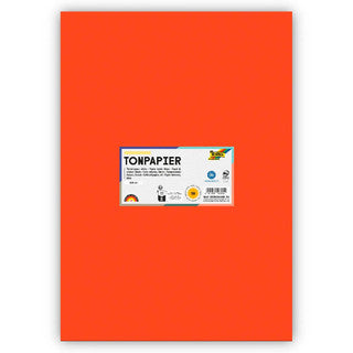FOLIA Tonzeichenpapier 6340 DIN A3 50 Bögen 130 g/m² orange