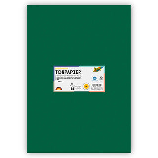 FOLIA Tonzeichenpapier 6358 DIN A3 50 Bögen 130 g/m² tannengrün