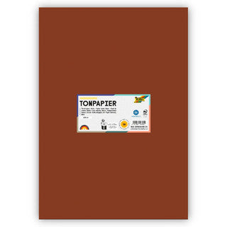 FOLIA Tonzeichenpapier 6385 DIN A3 50 Bögen 130 g/m² schokobraun