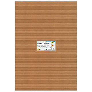 FOLIA Wellpappe 741010 10 Bögen 260 g/m² 50 x 70 cm natur