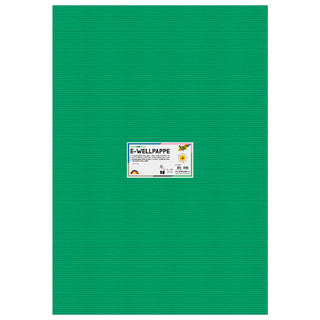 FOLIA Wellpappe 741051 10 Bögen 260 g/m² 50 x 70 cm grün