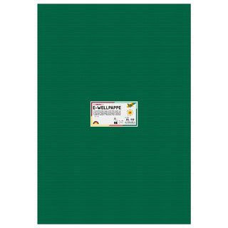 FOLIA Wellpappe 741058 10 Bögen 260 g/m² 50 x 70 cm tannengrün
