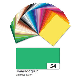 FOLIA Fotokarton 6154 10 Bögen 300 g/m² 50 x 70 cm smaragdgrün