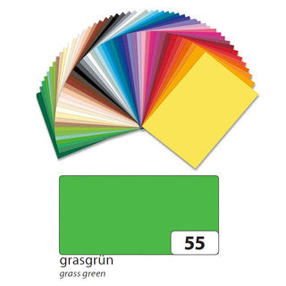 FOLIA Fotokarton 6155 10 Bögen 300 g/m² 50 x 70 cm grasgrün