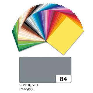 FOLIA Fotokarton 6184 10 Bögen 300 g/m² 50 x 70 cm steingrau