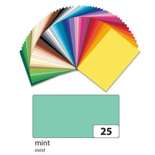 FOLIA Tonzeichenpapier 6725 10 Bögen 130 g/m² 50 x 70 cm mint