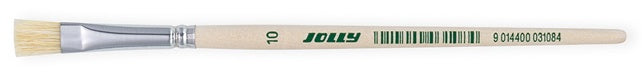 JOLLY Borstenpinsel 9430 12 Stück Nr. 10 10 mm natur