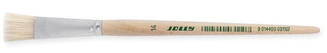 JOLLY Borstenpinsel 9430 12 Stück Nr. 14 14 mm natur