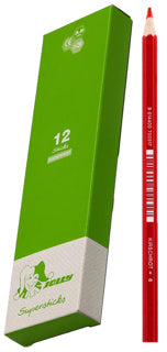 JOLLY Buntstifte 3000 Supersticks Classic 12 Stück kirschrot