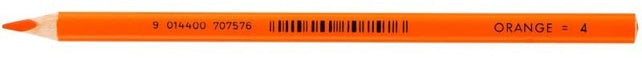 JOLLY Buntstift 3003 Supersticks Delta 12 Stück orange