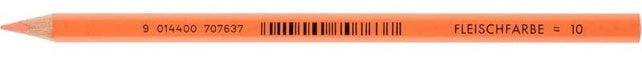 JOLLY Buntstift 3003 Supersticks Delta 12 Stück fleischfarbe