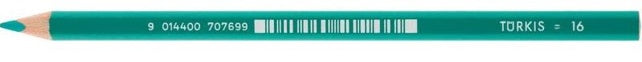 JOLLY Buntstift 3003 Supersticks Delta 12 Stück türkis