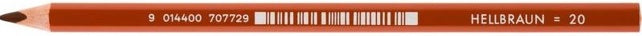 JOLLY Buntstift 3003 Supersticks Delta 12 Stück hellbraun