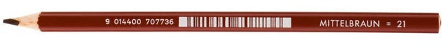 JOLLY Buntstift 3003 Supersticks Delta 12 Stück mittelbraun