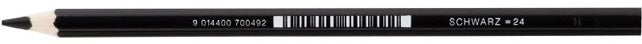 JOLLY Buntstift 3003 Supersticks Delta 12 Stück schwarz